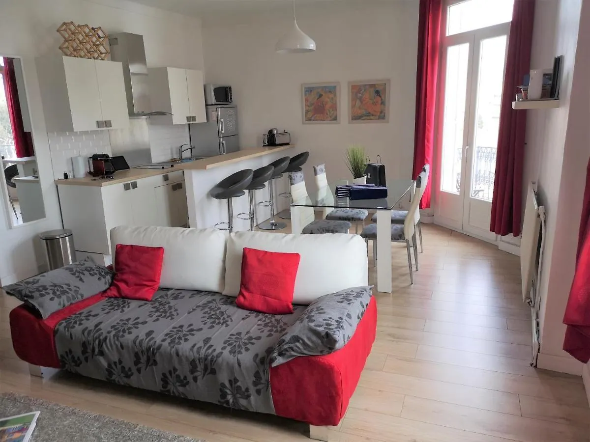 Cannes Mimosas Apartment location